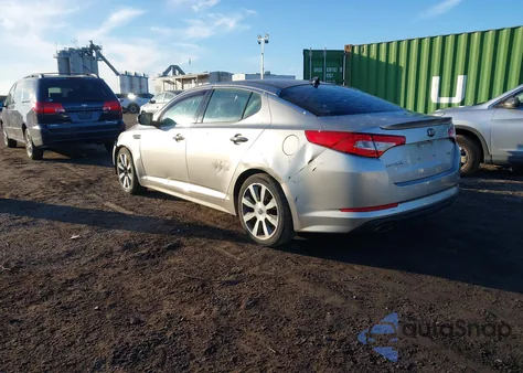 2013 Kia Optima Sx из США, поврежденный, VIN 5XXGR4A66DG210282